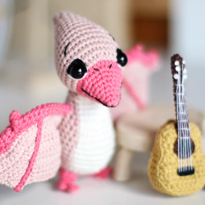 Crochet Pterodactyl Dinosaur Amigurumi Pattern
