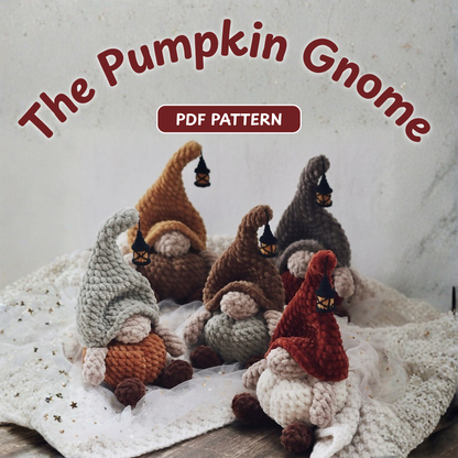 Crochet Pumpkin Gnome Pattern