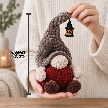 Crochet Pumpkin Gnome Pattern