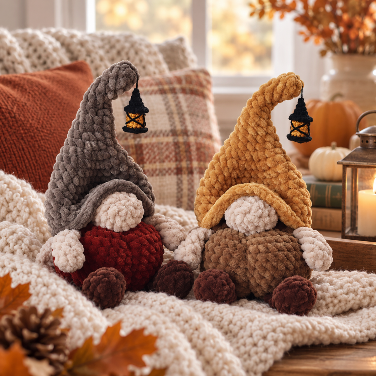 Crochet Pumpkin Gnome Pattern