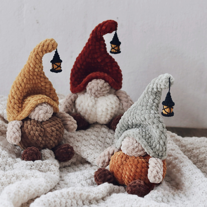 Crochet Pumpkin Gnome Pattern