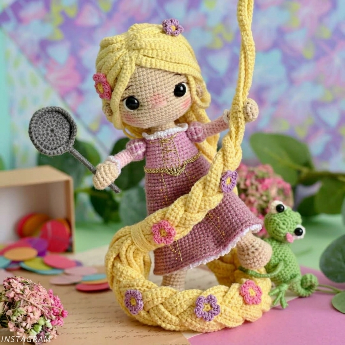 Crochet Princess Rapunzel Pattern