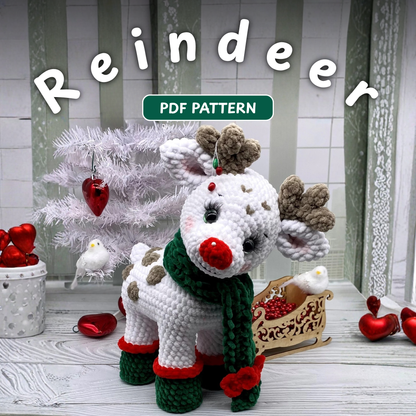 Crochet Reindeer Amigurumi Pattern