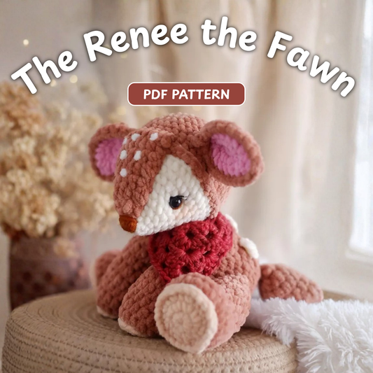 Crochet Renee the Fawn Plush Pattern