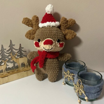 Crochet RENIE the Reindeer Amigurumi Pattern