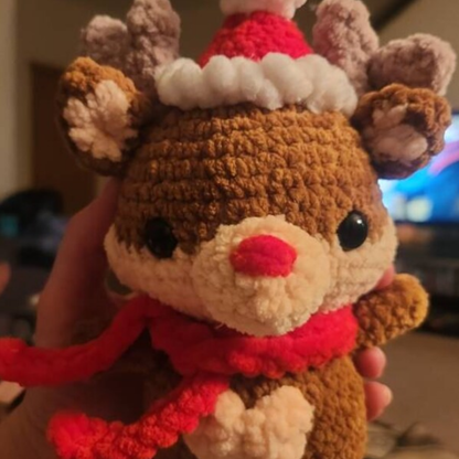 Crochet RENIE the Reindeer Amigurumi Pattern