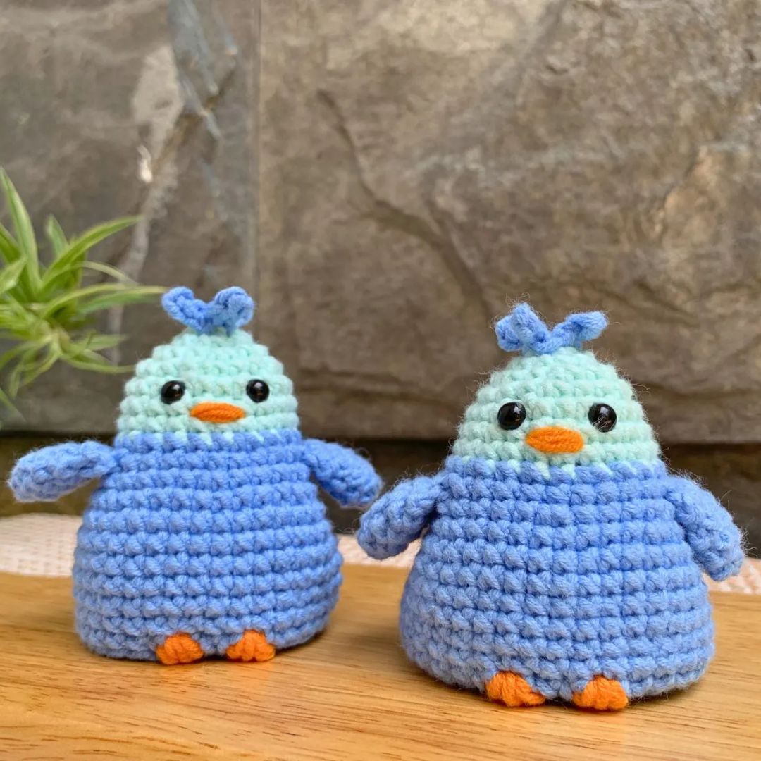 Flip The Bird Crochet Pattern | Reversible Amigurumi Bird