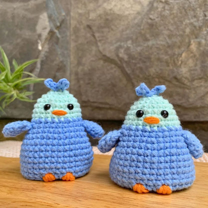 Flip The Bird Crochet Pattern | Reversible Amigurumi Bird