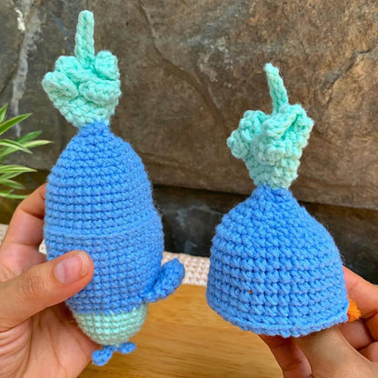 Flip The Bird Crochet Pattern | Reversible Amigurumi Bird