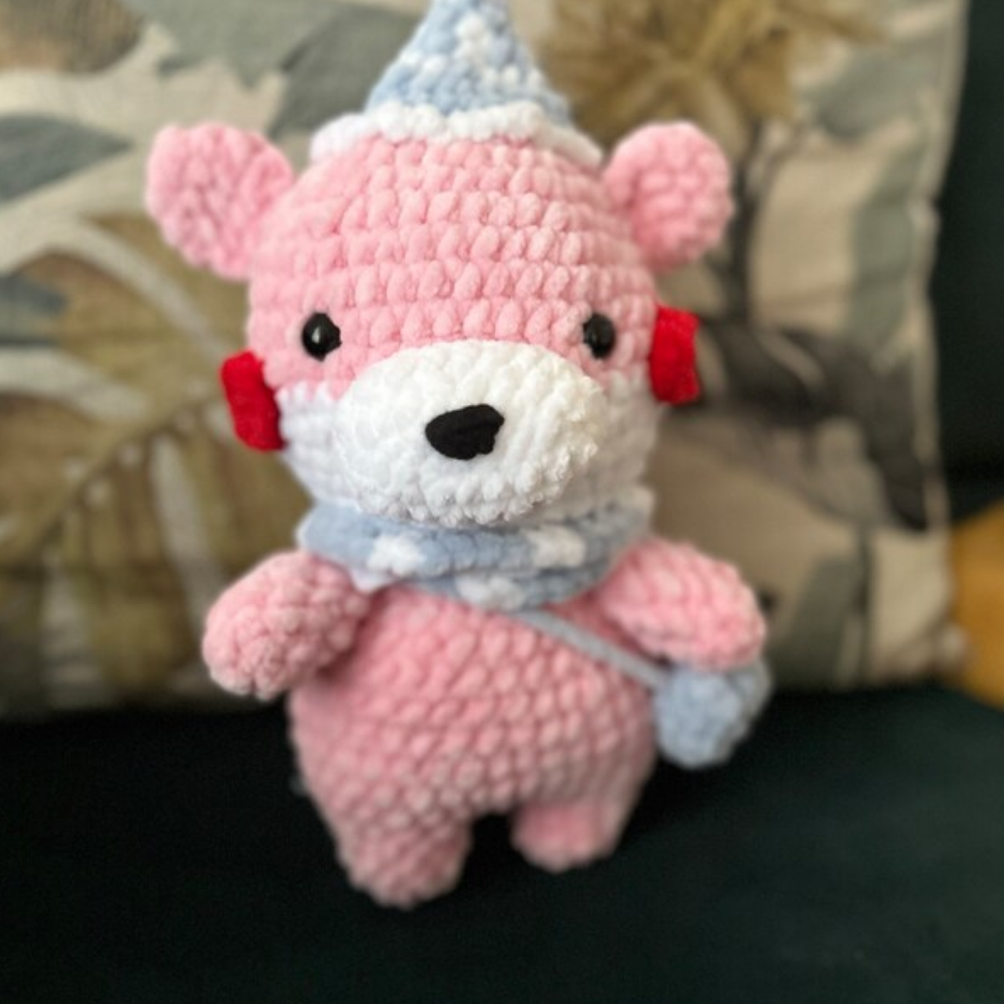 Crochet Christmas Bear Amigurumi Pattern
