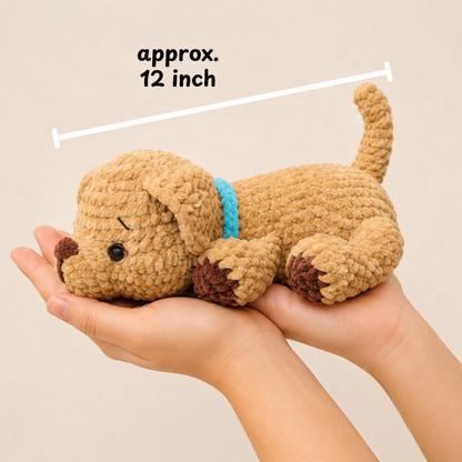 Crochet Sadie the Pup Amigurumi Pattern
