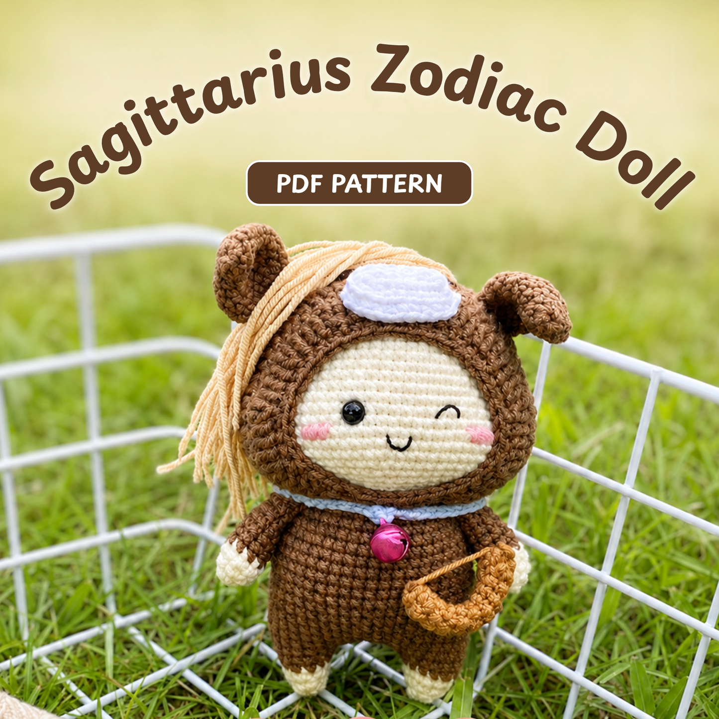Crochet Sagittarius Zodiac Doll Amigurumi Pattern