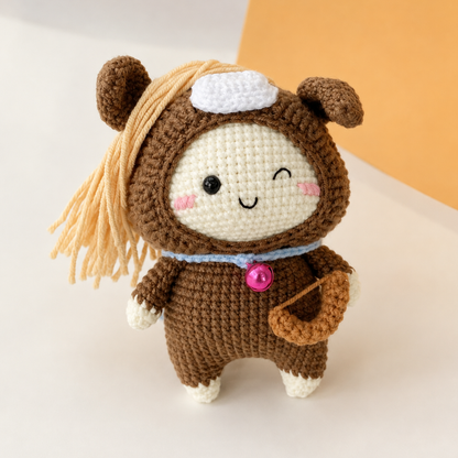 Crochet Sagittarius Zodiac Doll Amigurumi Pattern