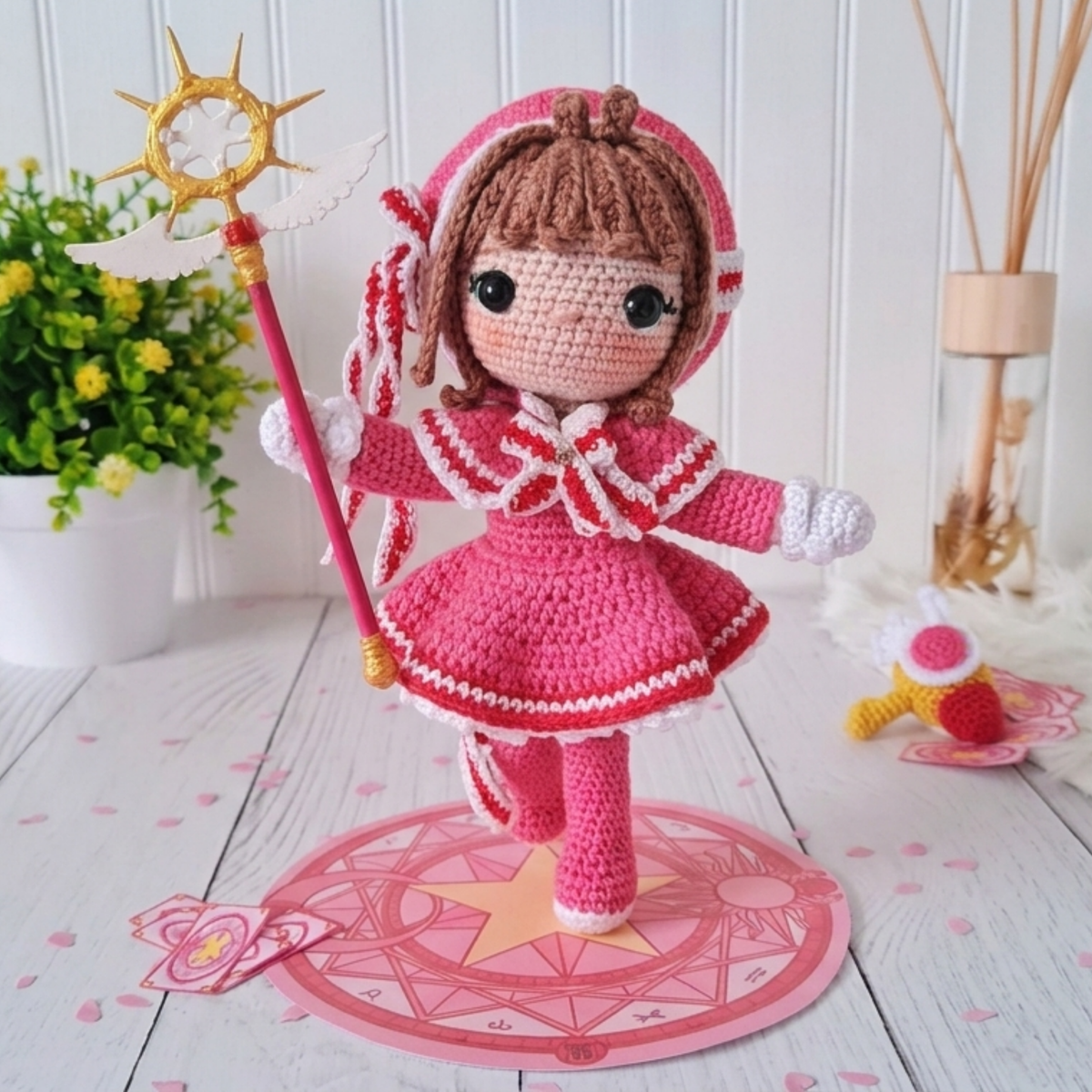 Crochet Sakura Card Captor Doll Pattern