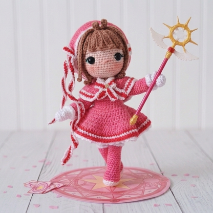 Crochet Sakura Card Captor Doll Pattern