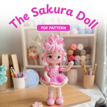 Crochet Sakura Doll Pattern