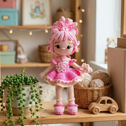 Crochet Sakura Doll Pattern