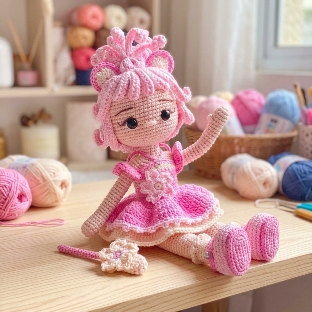 Crochet Sakura Doll Pattern
