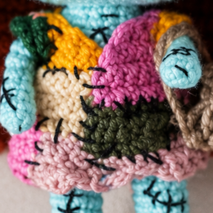 Crochet Sally Skellington Amigurumi Pattern (Pack)