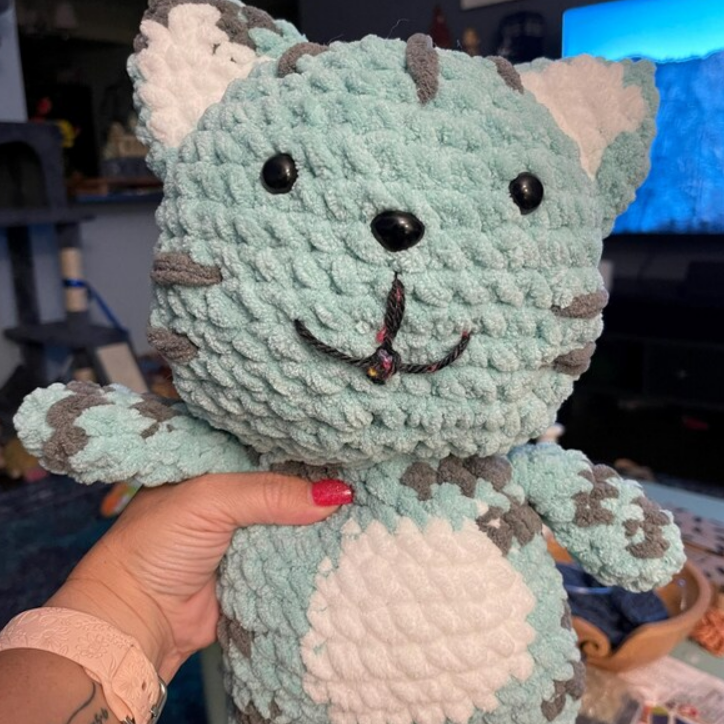 Crochet Sam the MEOW Cat Amigurumi Pattern