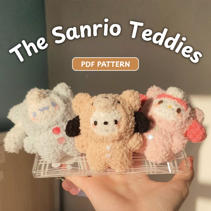 Crochet Teddy Costume Dolls Amigurumi Pattern