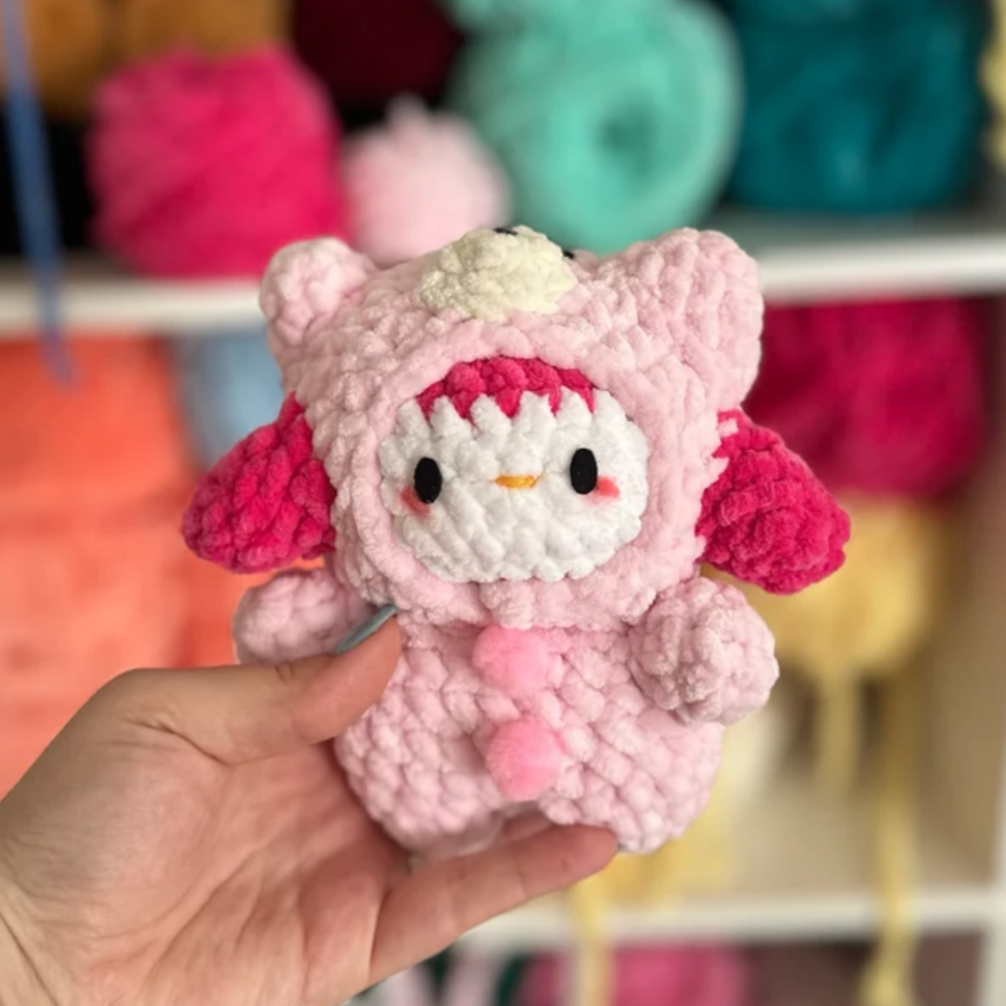 Crochet Teddy Costume Dolls Amigurumi Pattern