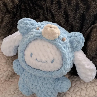 Crochet Teddy Costume Dolls Amigurumi Pattern
