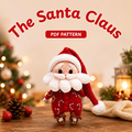Crochet Sleepy Santa Claus Amigurumi Pattern