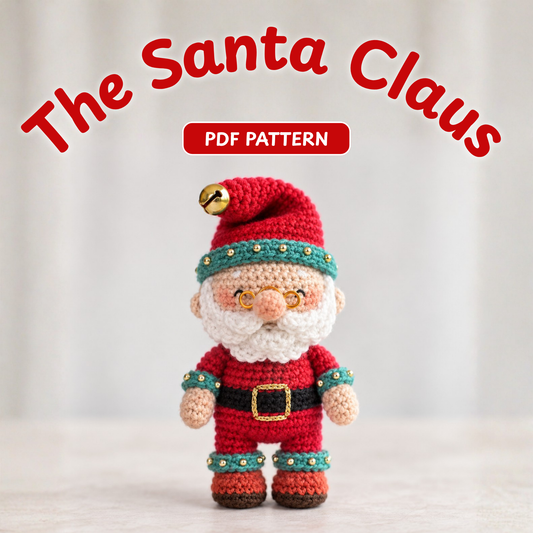 Crochet Santa Claus Amigurumi Pattern (Globe Display)