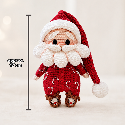 Crochet Sleepy Santa Claus Amigurumi Pattern