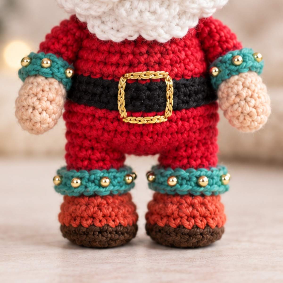 Crochet Santa Claus Amigurumi Pattern (Globe Display)