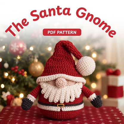 Crochet Santa Gnome Pattern