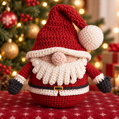 Crochet Santa Gnome Pattern