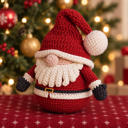 Crochet Santa Gnome Pattern