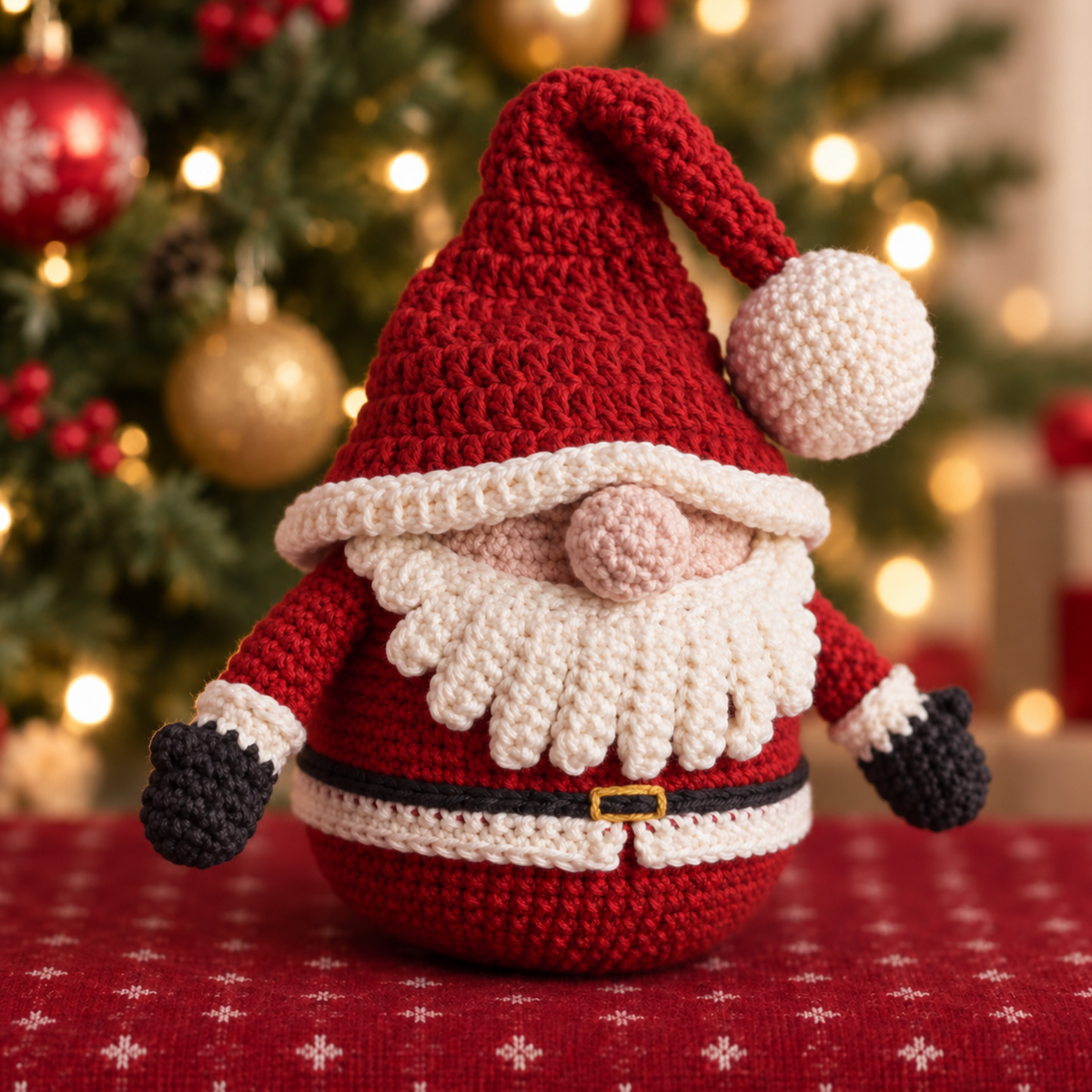 Crochet Santa Gnome Pattern