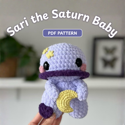 Crochet Sari the Saturn Baby Amigurumi Pattern