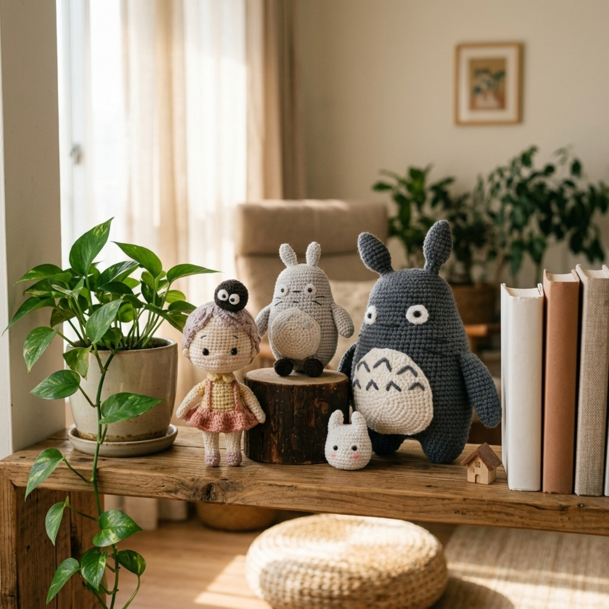 Crochet Satsuki and Totoro Doll Pattern