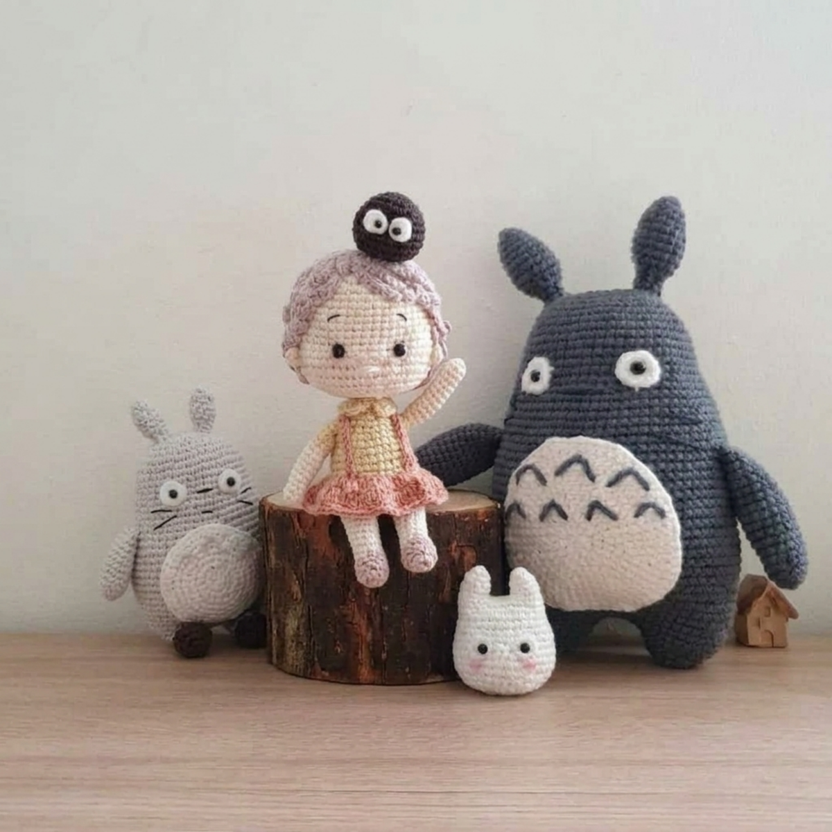 Crochet Satsuki and Totoro Doll Pattern