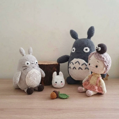 Crochet Satsuki and Totoro Doll Pattern