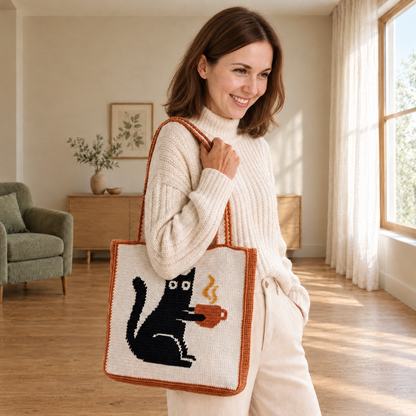 10-in-1 Crochet Cat Bags Bundle