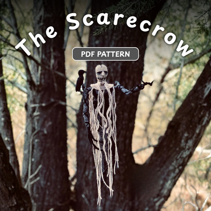 Crochet Scarecrow Amigurumi Pattern (4 Sizes)
