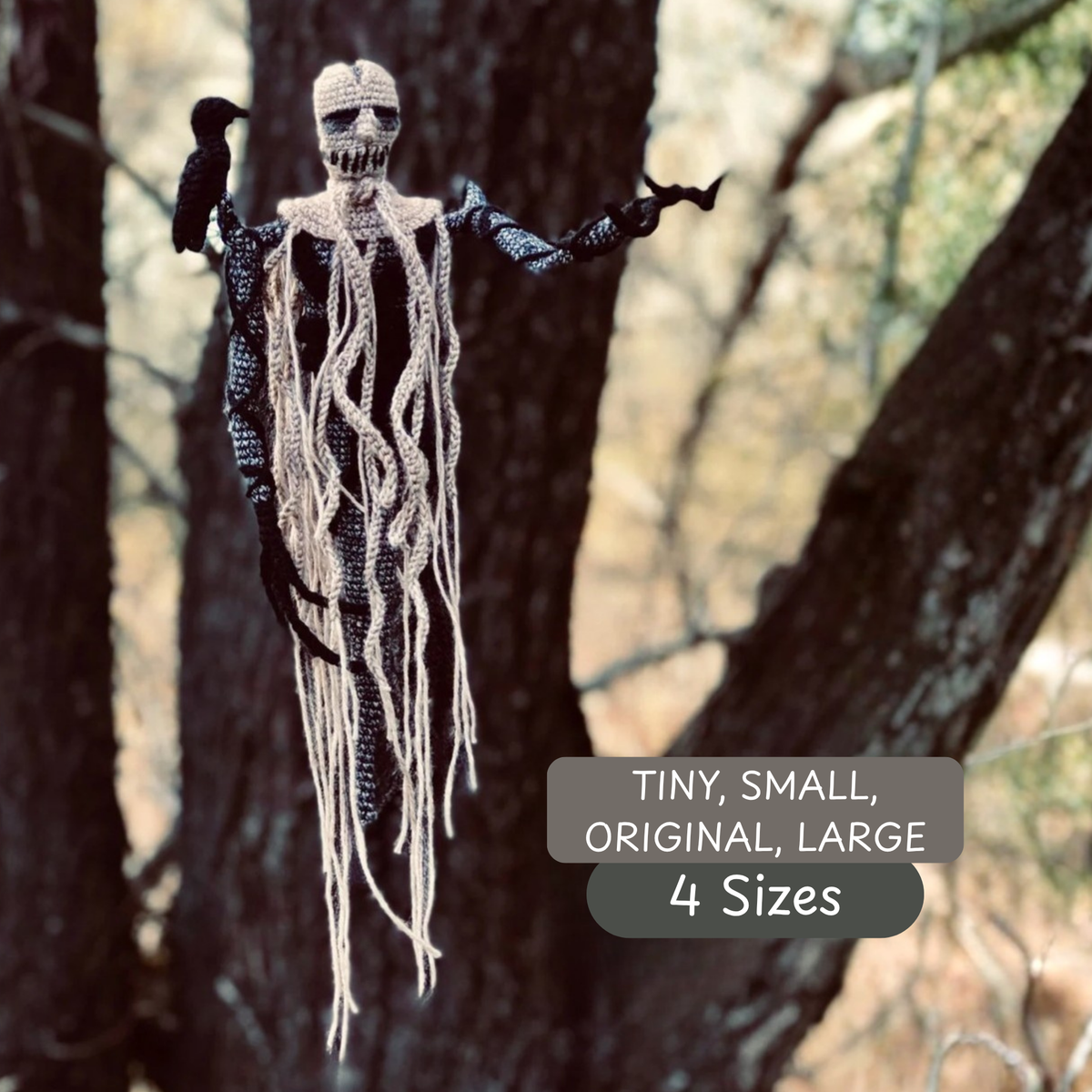 Crochet Scarecrow Amigurumi Pattern (4 Sizes)