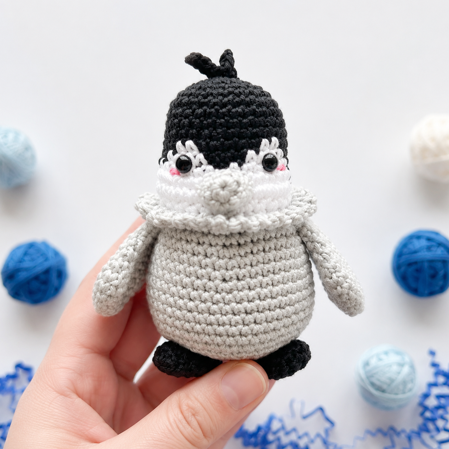 Crochet Sea Animals Pattern Vol. 1 (6 Characters: Clownfish, Blue Tang, Penguin, White Shark, Whale Shark & Manta Ray)