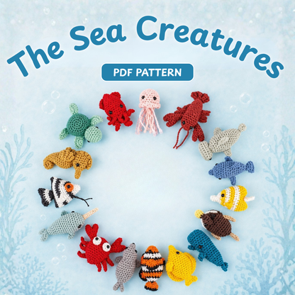 Mini Amigurumi Ocean: 26 Tiny Sea Creatures to Crochet