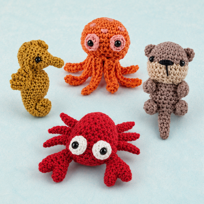 Mini Amigurumi Ocean: 26 Tiny Sea Creatures to Crochet