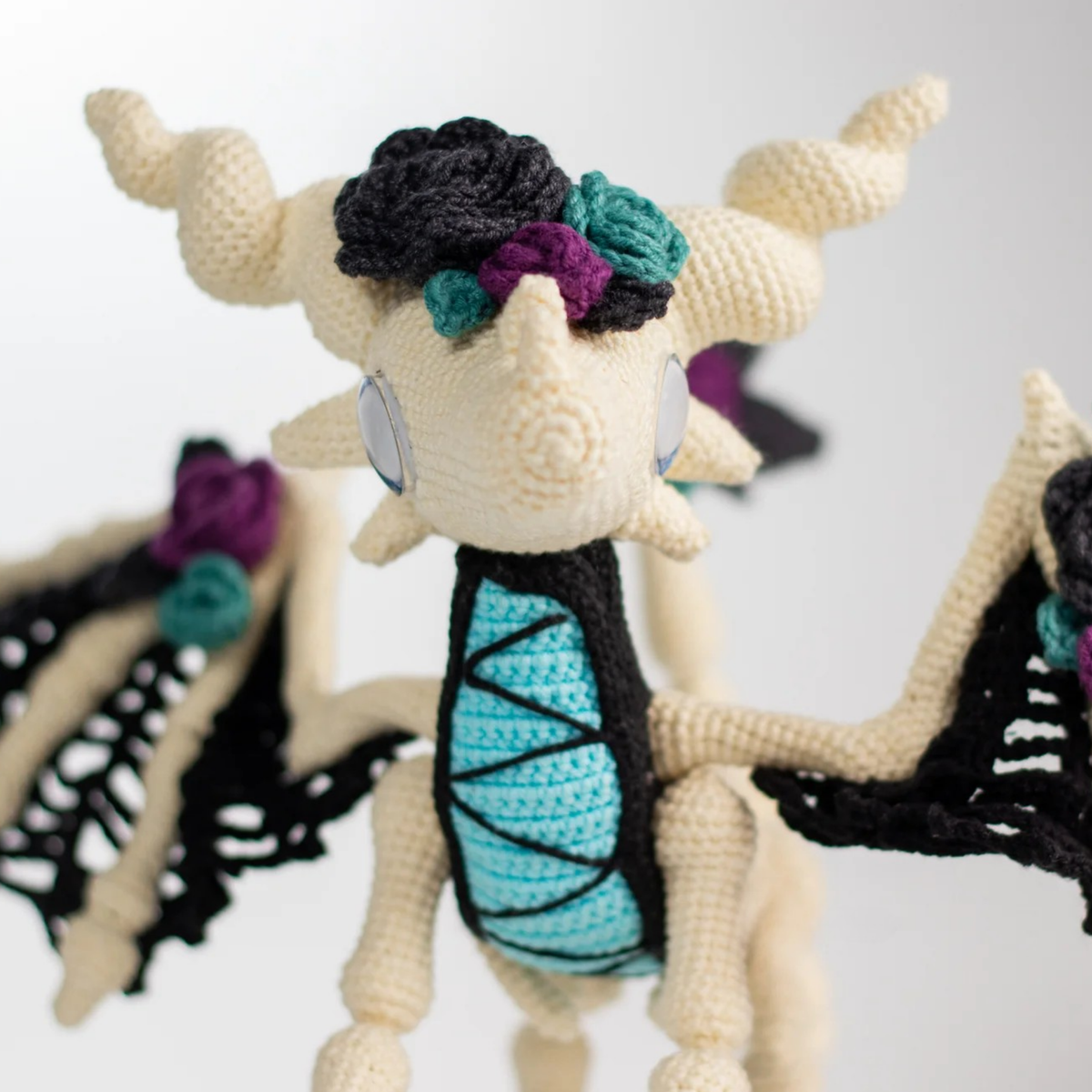 Crochet Selene the Skeletal Dragon Pattern