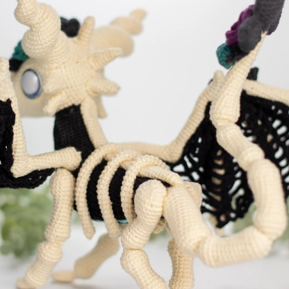 Crochet Selene the Skeletal Dragon Pattern