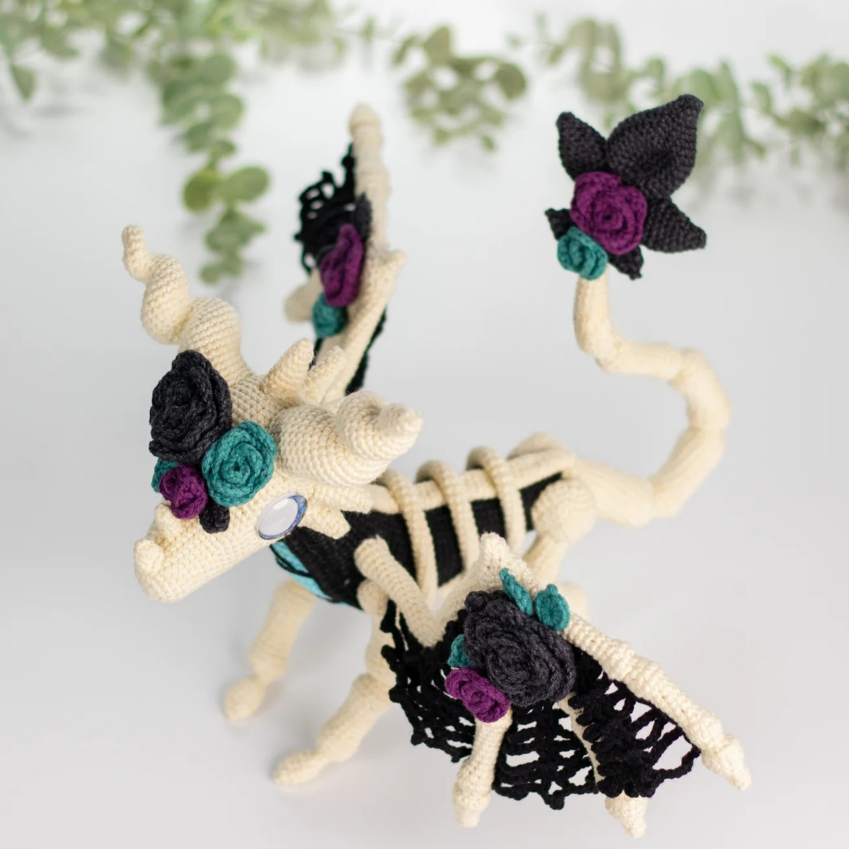 Crochet Selene the Skeletal Dragon Pattern