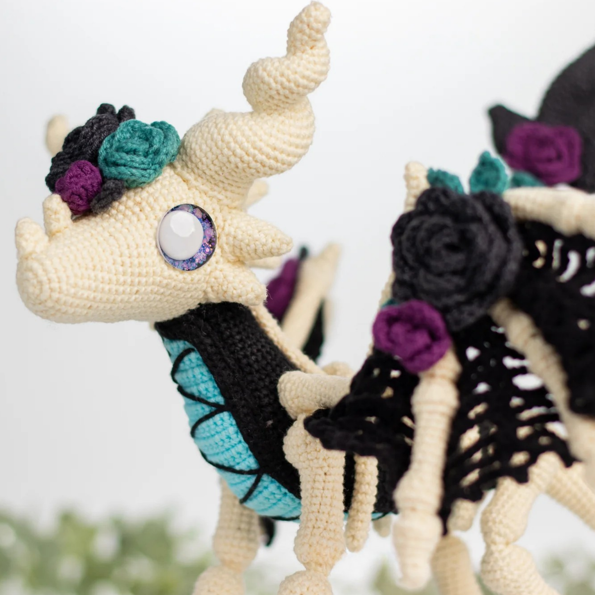 Crochet Selene the Skeletal Dragon Pattern