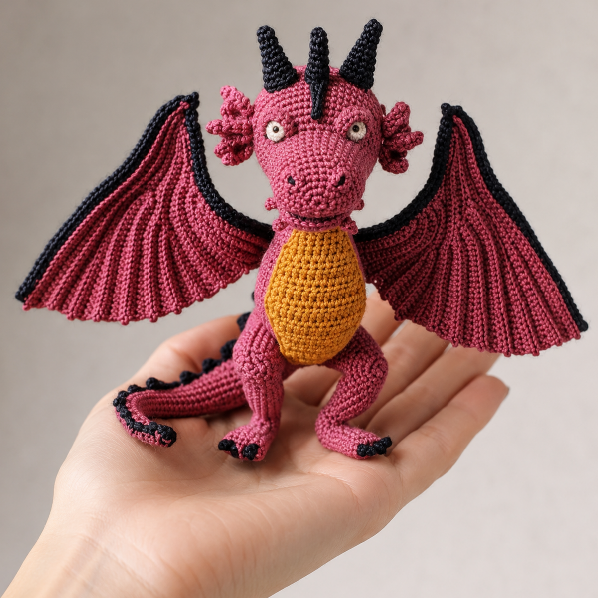 Crochet Smaug Dragon Amigurumi Pattern